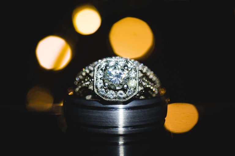 close up wedding ring photo