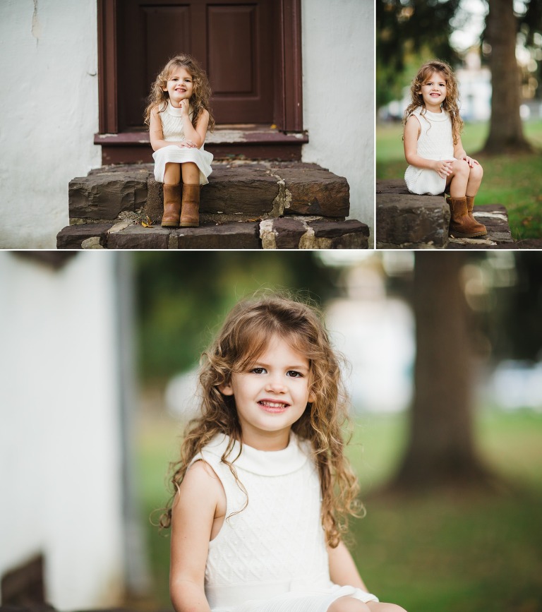 Child portrait in Bucks County photography session